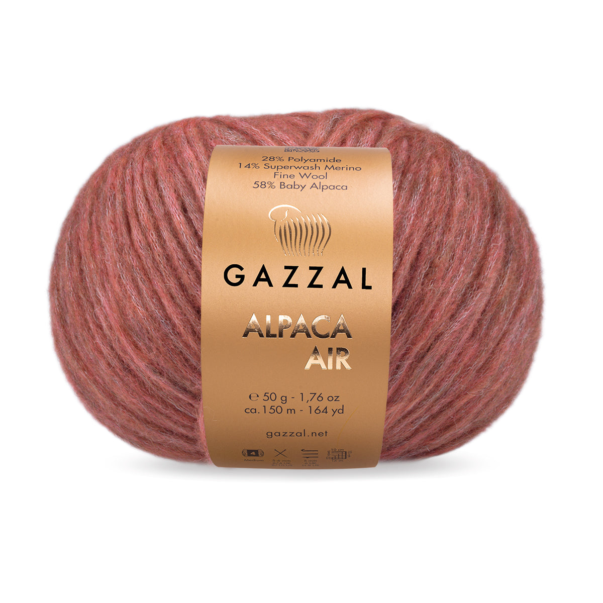 Gazzal Alpaca Air 97 yarn by YarnPark