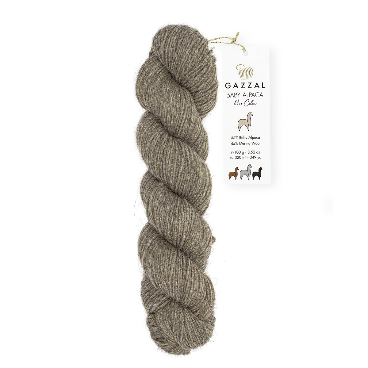 Gazzal Baby Alpaca Pure Colors 6454 yarn by YarnPark