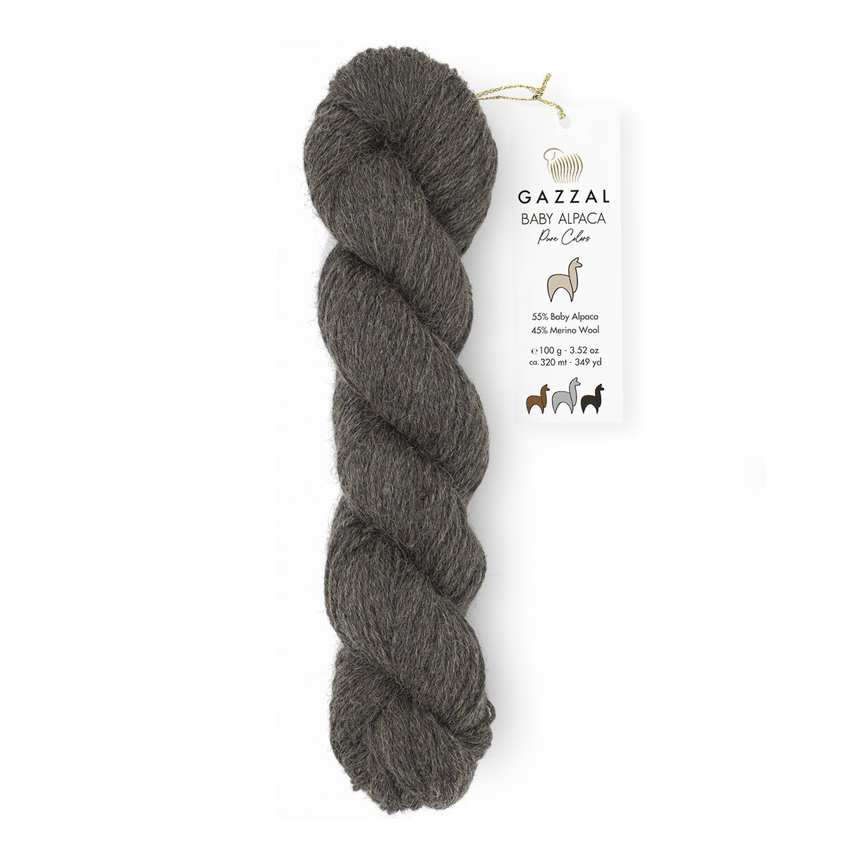 Gazzal Baby Alpaca Pure Colors 6456 yarn by YarnPark