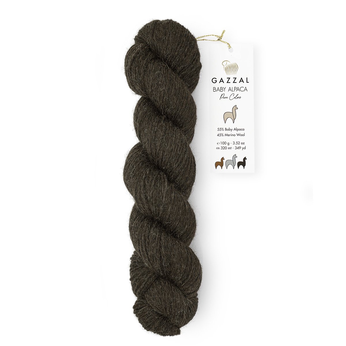 Gazzal Baby Alpaca Pure Colors 6457 yarn by YarnPark