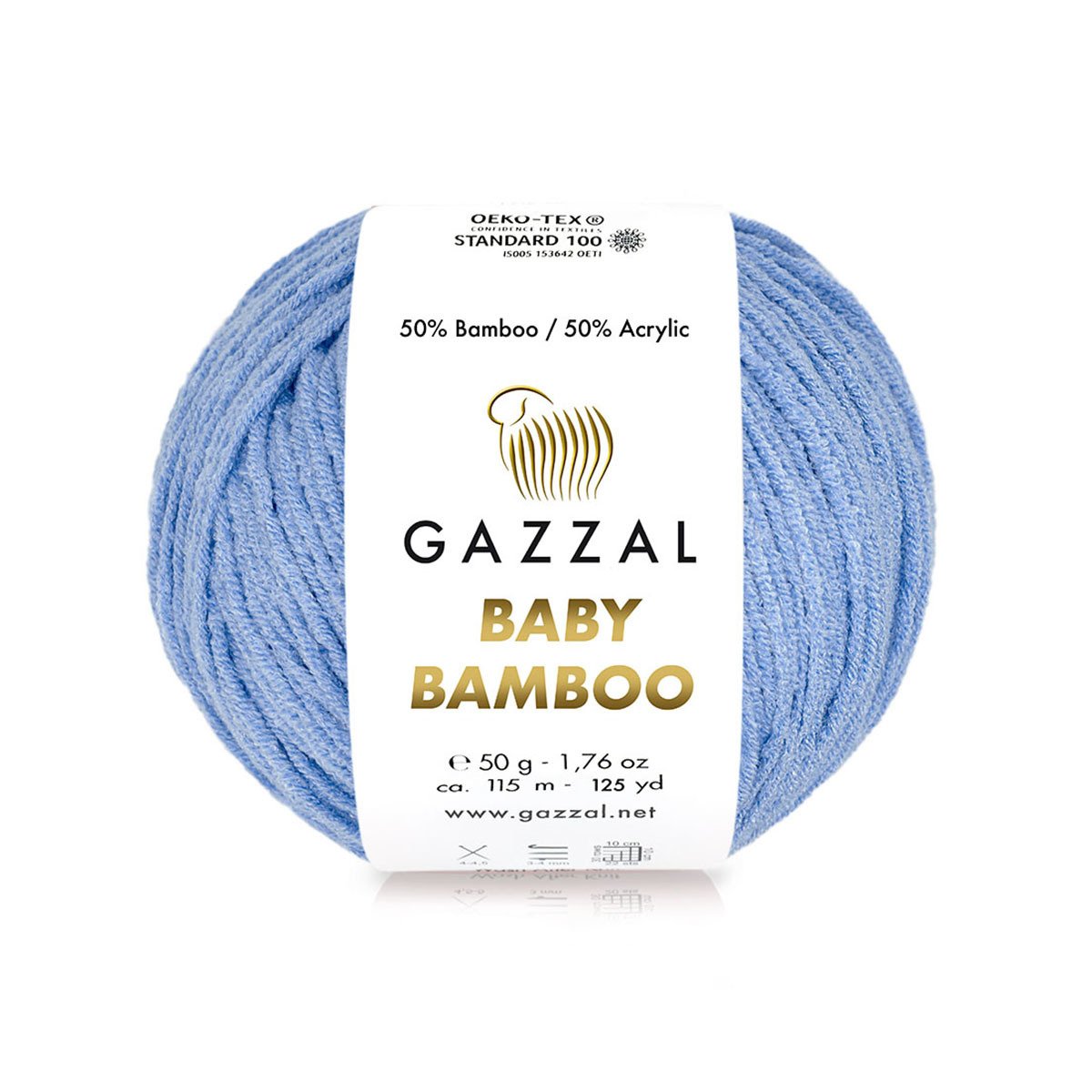 Gazzal Baby Bamboo 95201 yarn by YarnPark