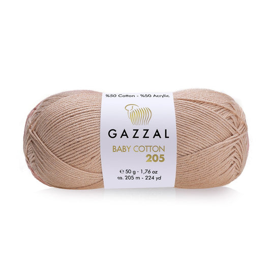 Gazzal Baby Cotton 205 500 yarn by YarnPark