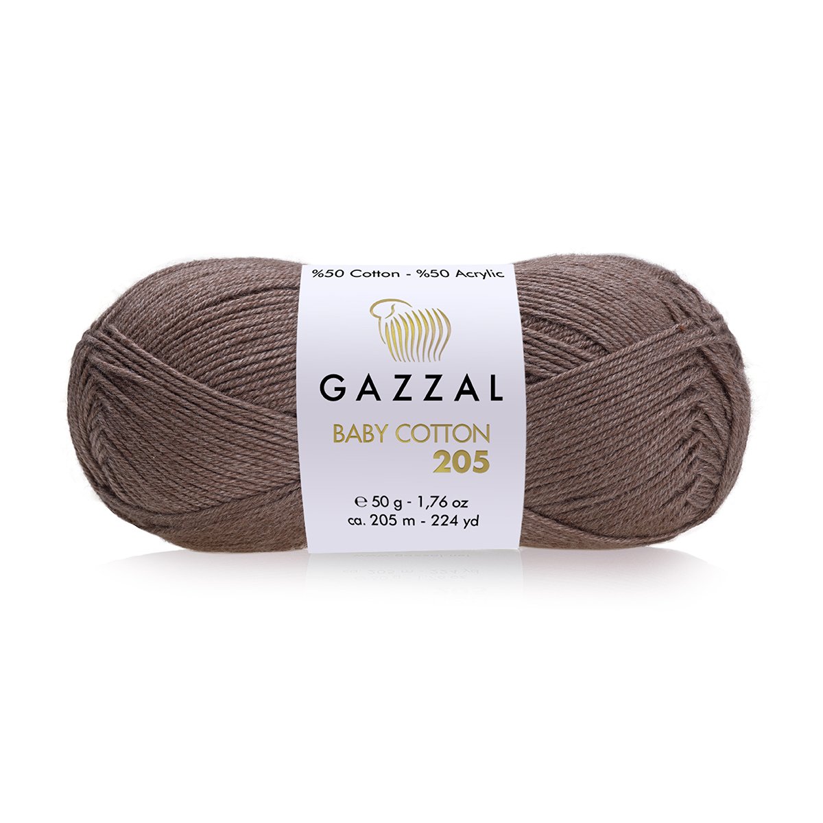 Gazzal Baby Cotton 205 501 yarn by YarnPark