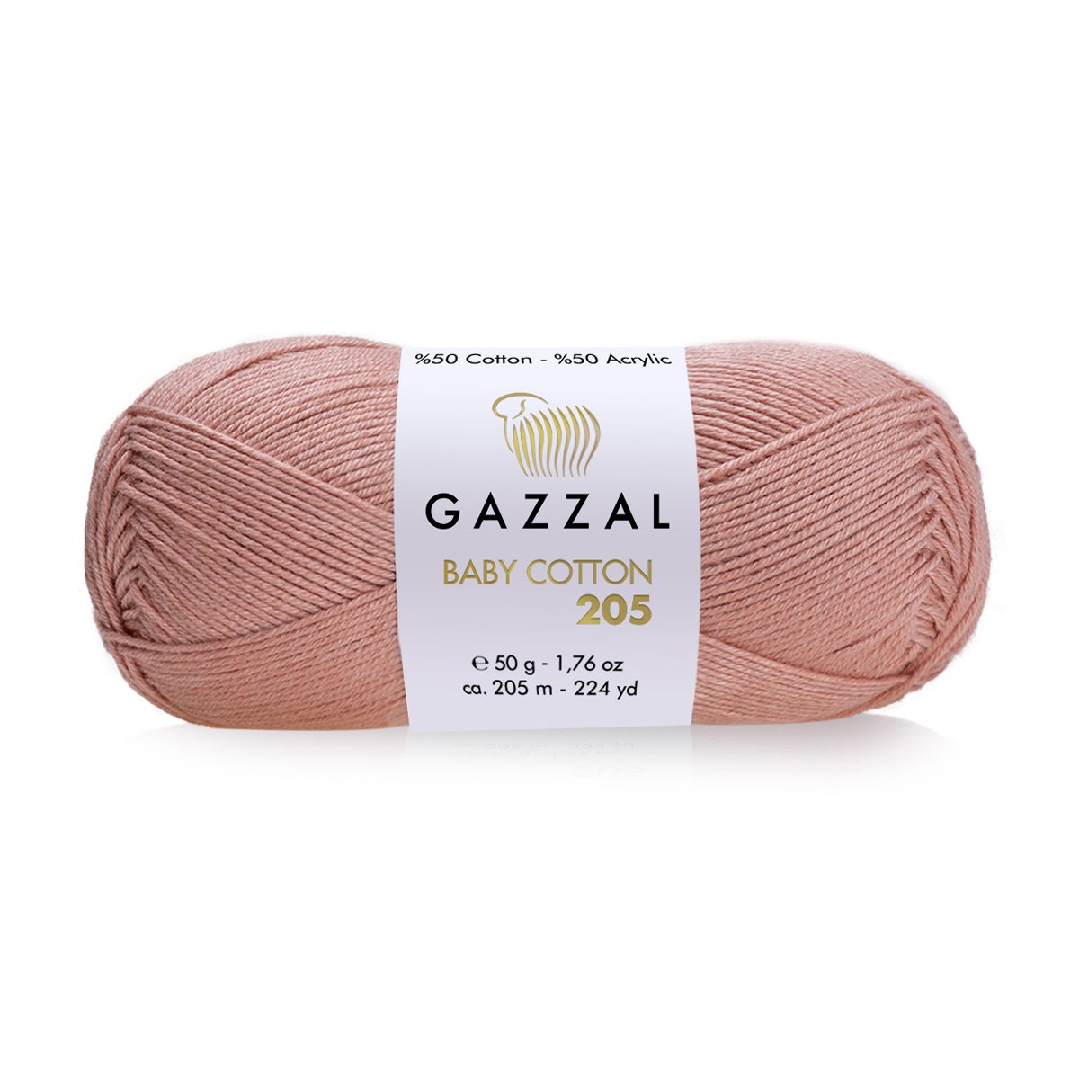 Gazzal Baby Cotton 205 502 yarn by YarnPark