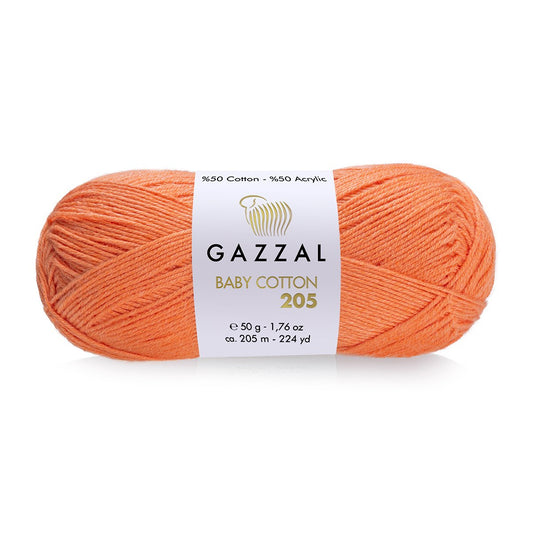 Gazzal Baby Cotton 205 505 yarn by YarnPark