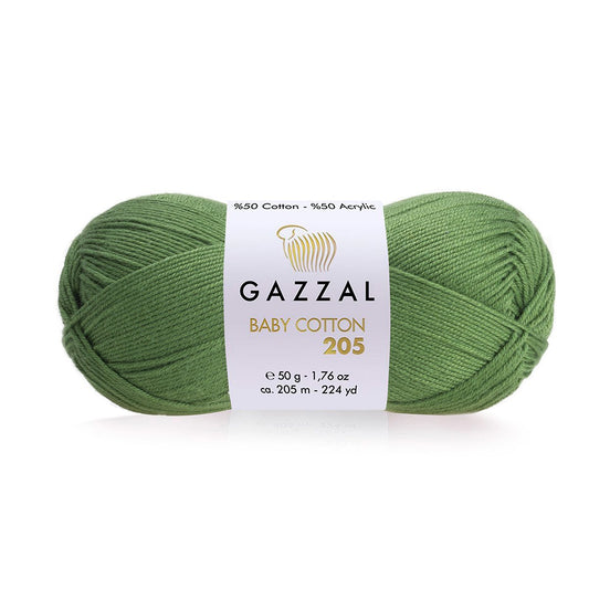 Gazzal Baby Cotton 205 516 yarn by YarnPark