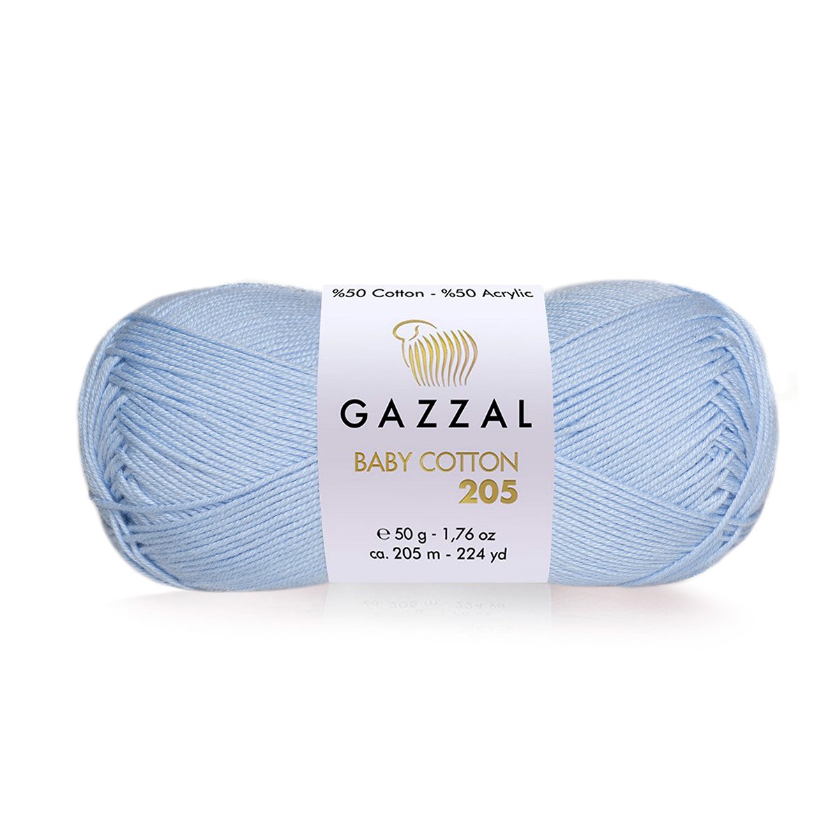 Gazzal Baby Cotton 205 519 yarn by YarnPark