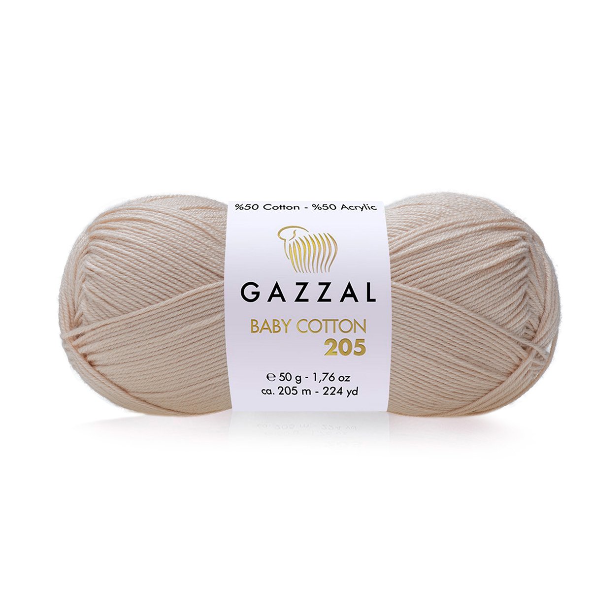 Gazzal Baby Cotton 205 520 yarn by YarnPark