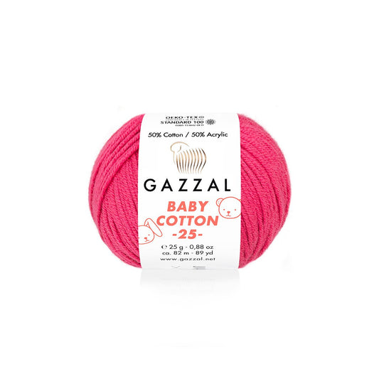 Gazzal Baby Cotton 25 3415 yarn by YarnPark