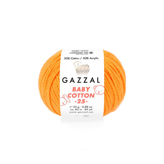 Gazzal Baby Cotton 25 3416 yarn by YarnPark