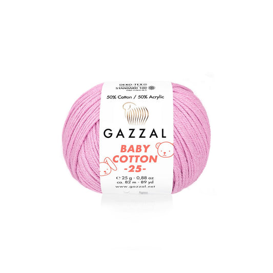 Gazzal Baby Cotton 25 3422 yarn by YarnPark