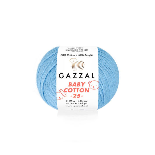 Gazzal Baby Cotton 25 3423 yarn by YarnPark