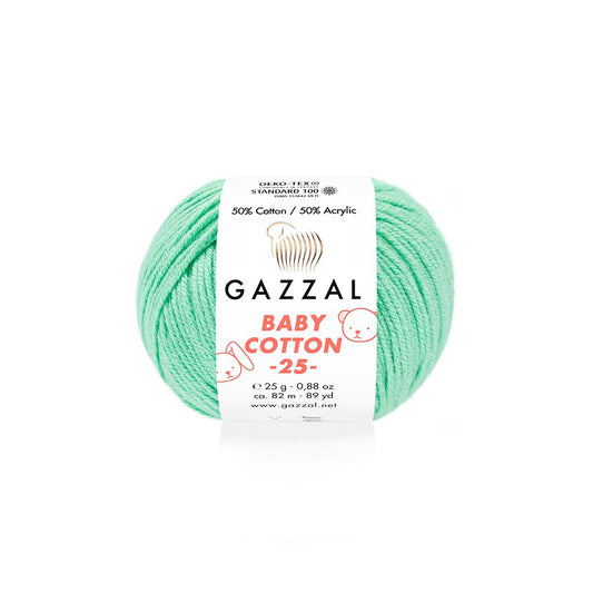 Gazzal Baby Cotton 25 3425 yarn by YarnPark