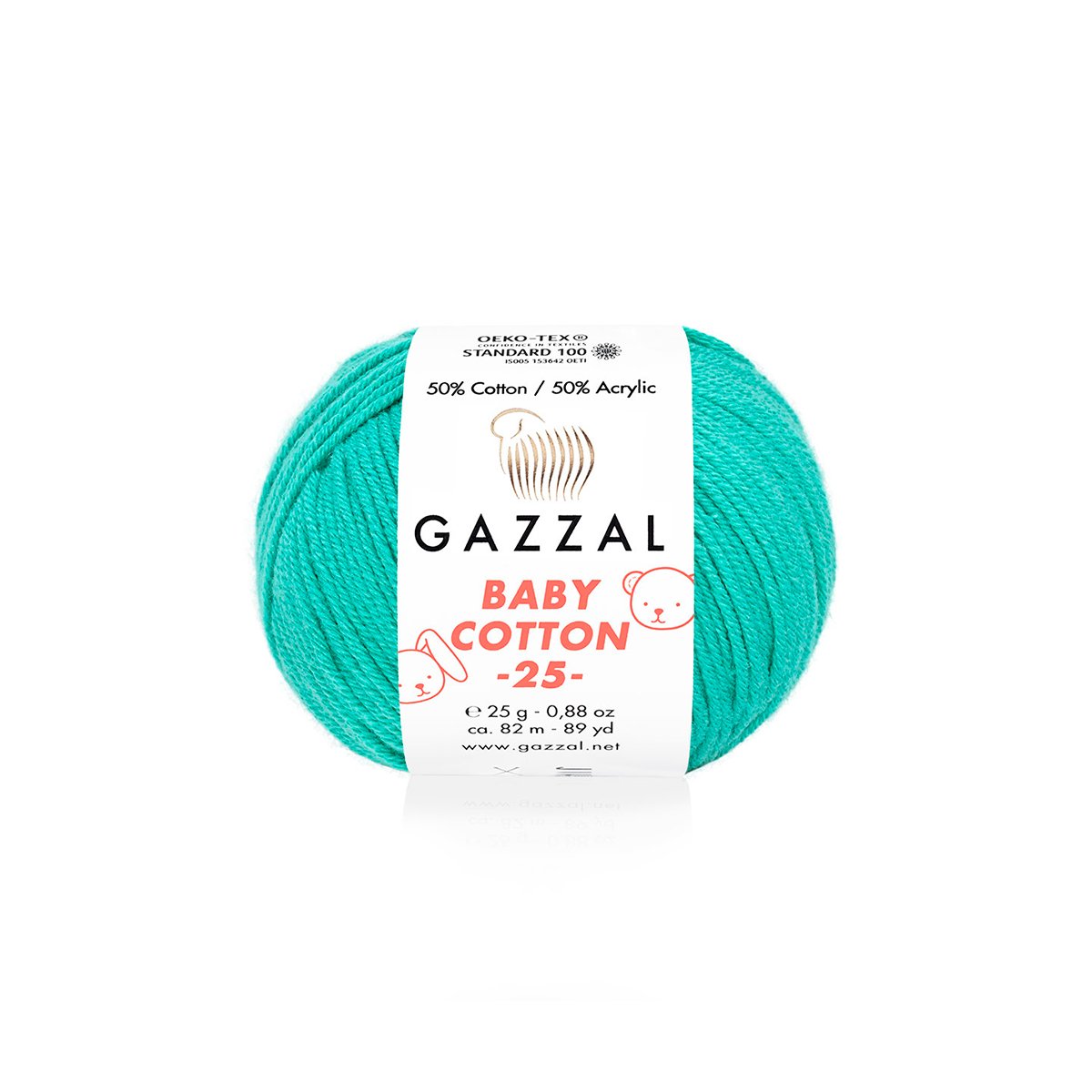 Gazzal Baby Cotton 25 3426 yarn by YarnPark