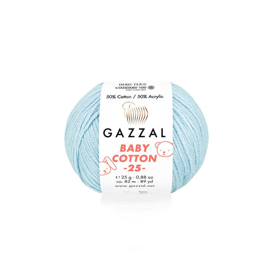 Gazzal Baby Cotton 25 3429 yarn by YarnPark