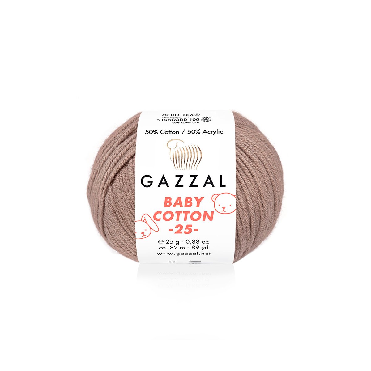 Gazzal Baby Cotton 25 3434 yarn by YarnPark