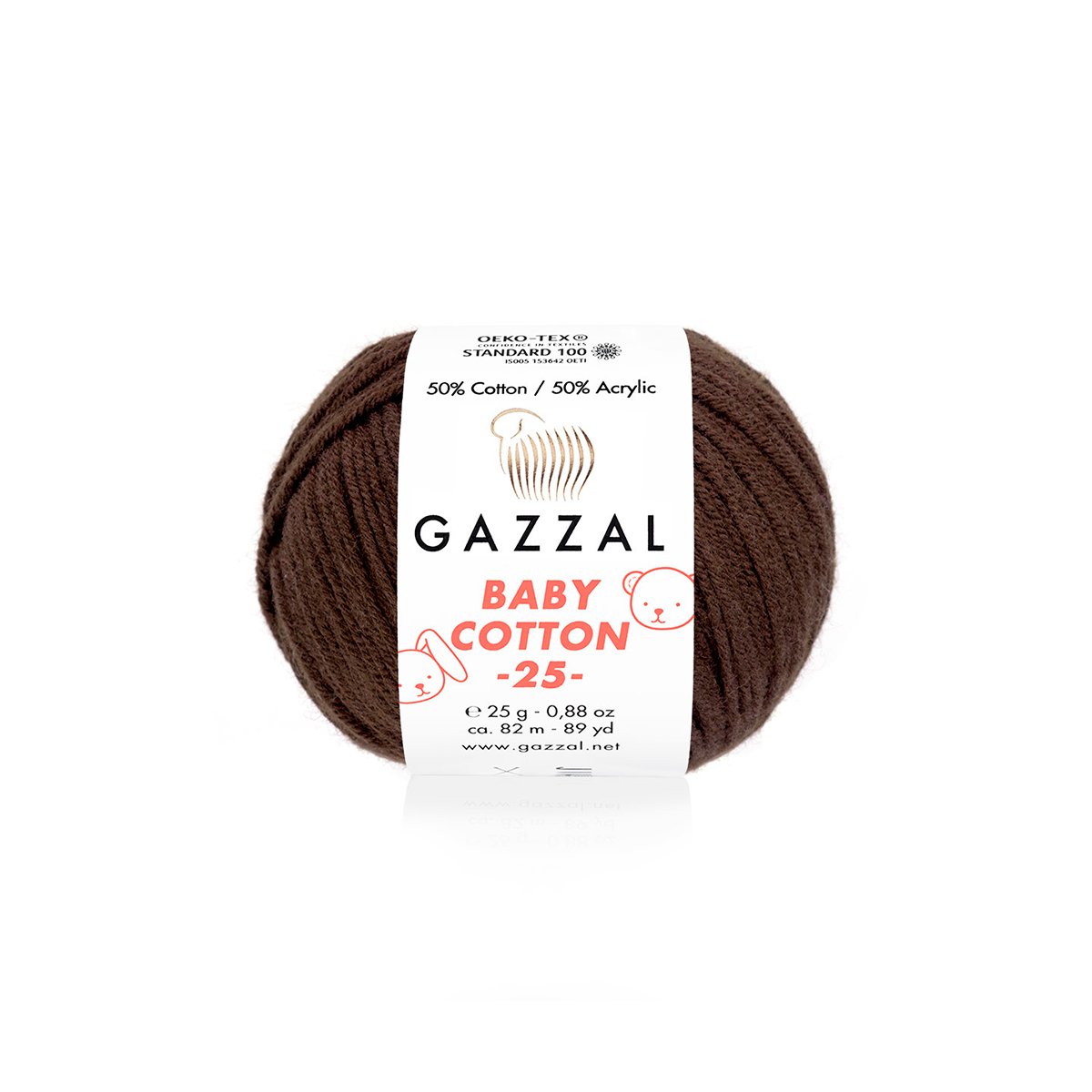 Gazzal Baby Cotton 25 3436 yarn by YarnPark