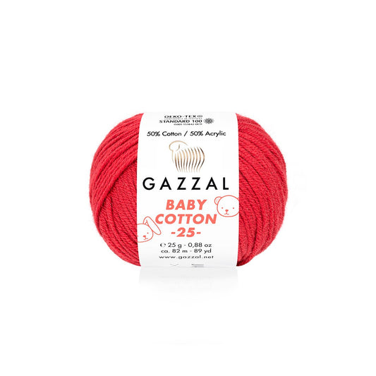 Gazzal Baby Cotton 25 3439 yarn by YarnPark