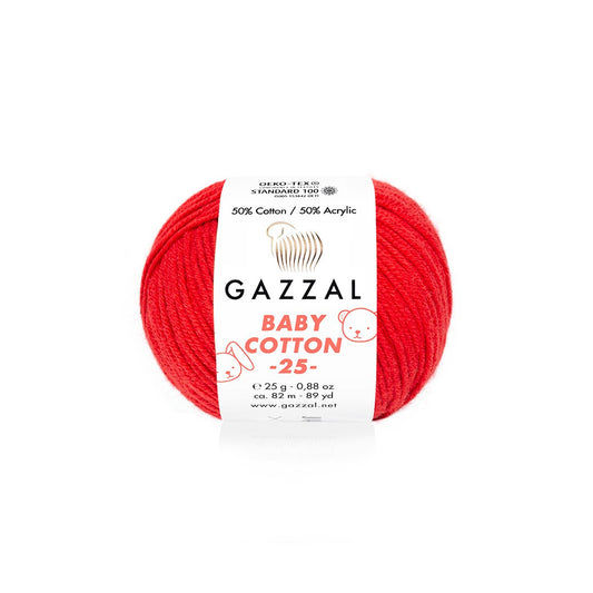 Gazzal Baby Cotton 25 3443 yarn by YarnPark