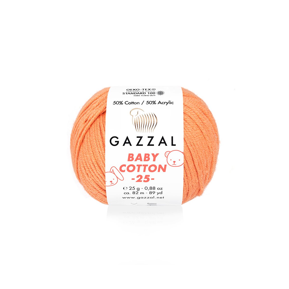 Gazzal Baby Cotton 25 3447 yarn by YarnPark