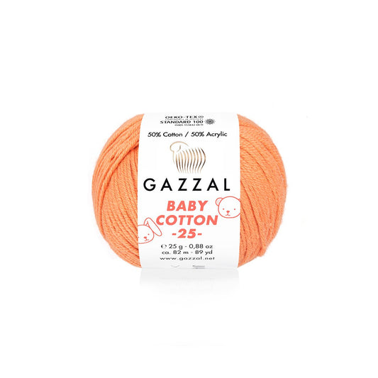 Gazzal Baby Cotton 25 3447 yarn by YarnPark