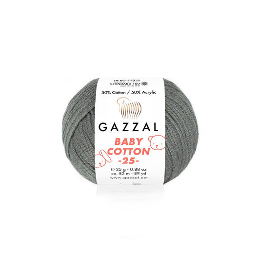 Gazzal Baby Cotton 25 3450 yarn by YarnPark