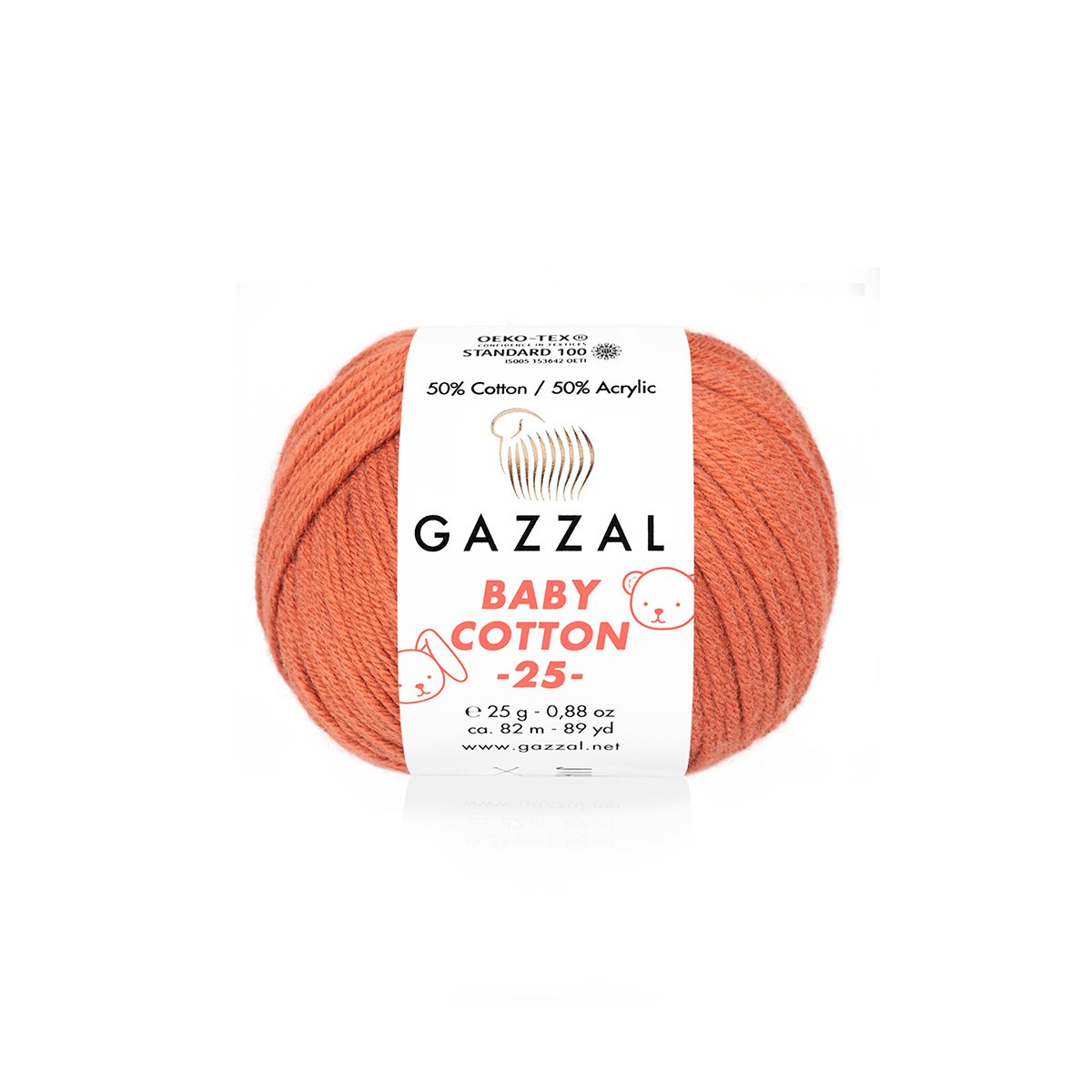 Gazzal Baby Cotton 25 3454 yarn by YarnPark