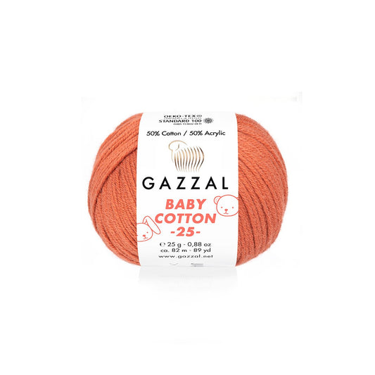 Gazzal Baby Cotton 25 3454 yarn by YarnPark