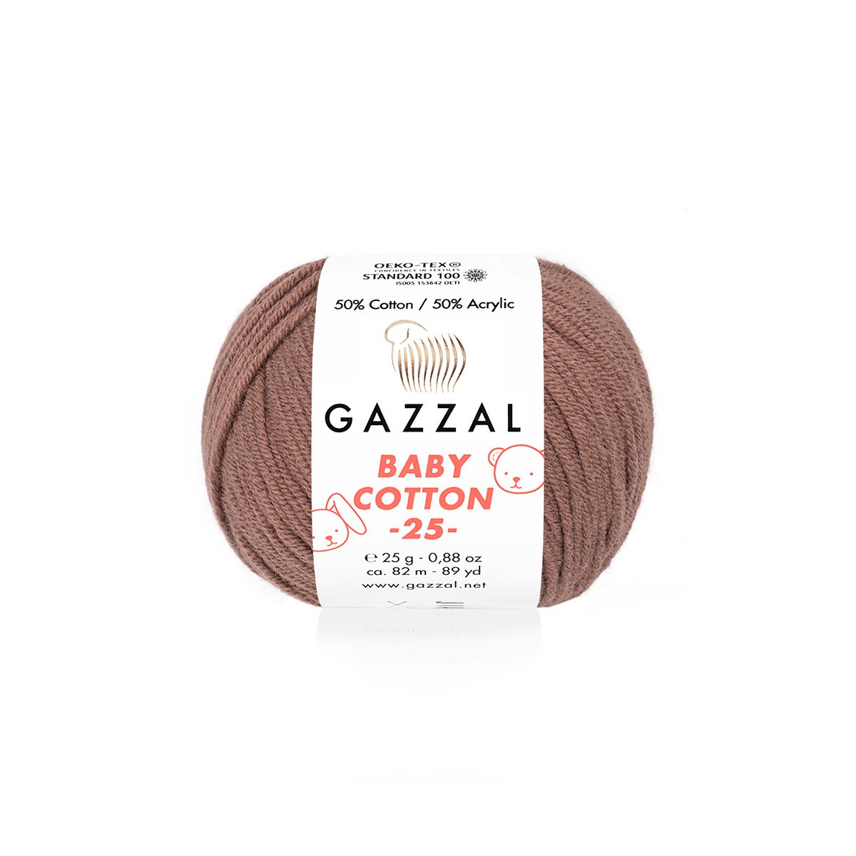 Gazzal Baby Cotton 25 3455 yarn by YarnPark