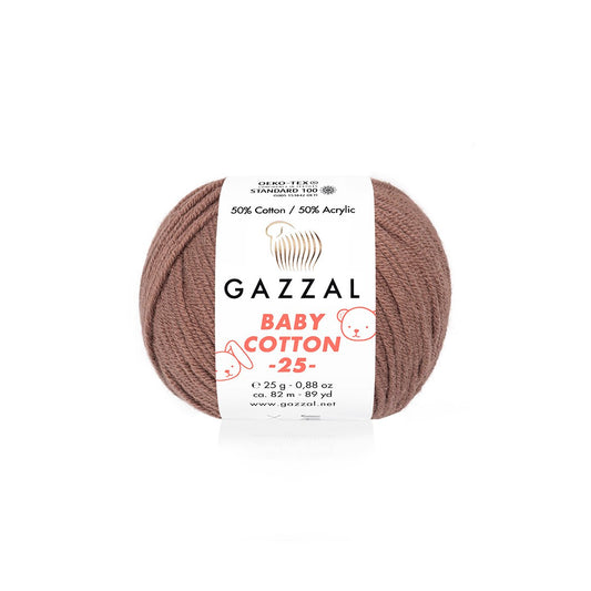 Gazzal Baby Cotton 25 3455 yarn by YarnPark