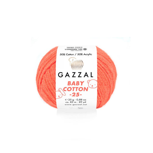 Gazzal Baby Cotton 25 3459 yarn by YarnPark