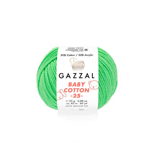 Gazzal Baby Cotton 25 3466 yarn by YarnPark