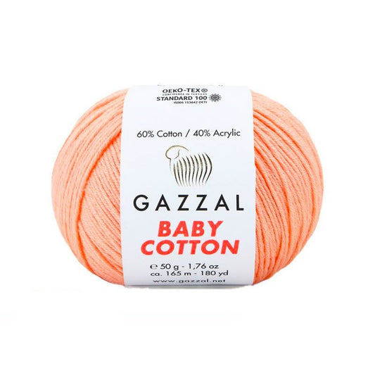 Gazzal Baby Cotton 3412 yarn by YarnPark