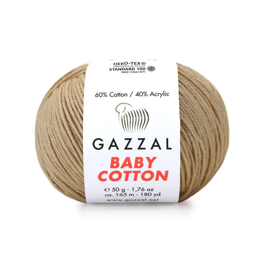 Gazzal Baby Cotton 3424 yarn by YarnPark