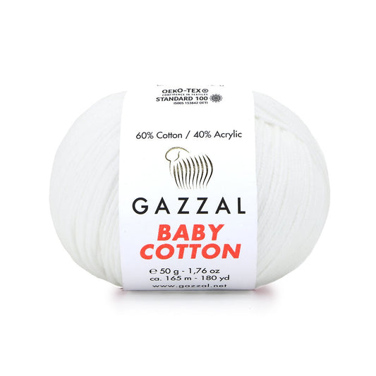 Gazzal Baby Cotton 3432 yarn by YarnPark