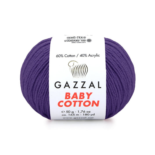 Gazzal Baby Cotton 3440 yarn by YarnPark