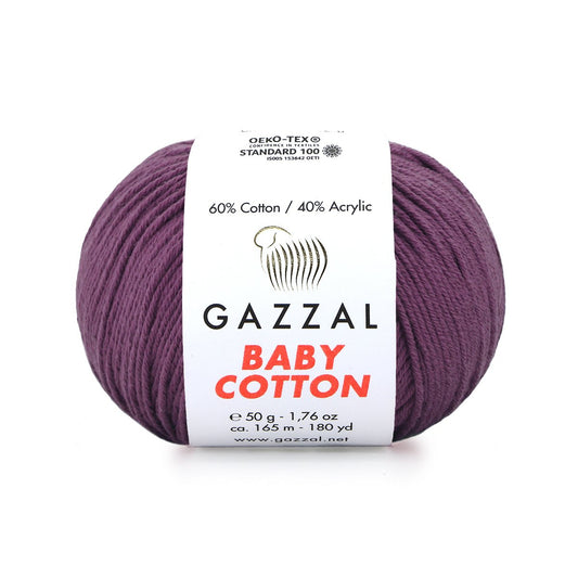 Gazzal Baby Cotton 3441 yarn by YarnPark