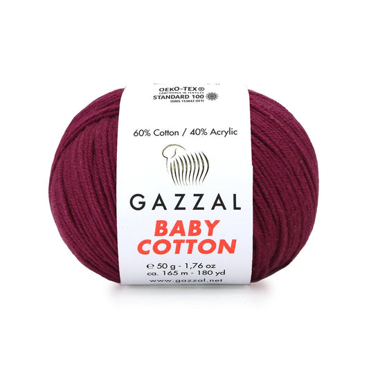 Gazzal Baby Cotton 3442 yarn by YarnPark