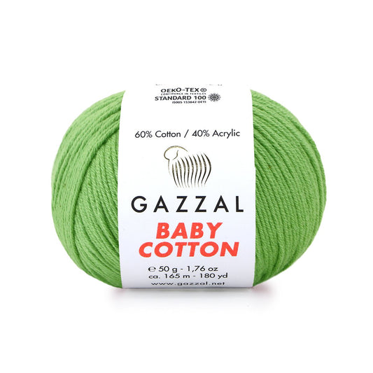 Gazzal Baby Cotton 3448 yarn by YarnPark