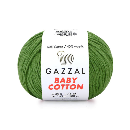 Gazzal Baby Cotton 3449 yarn by YarnPark