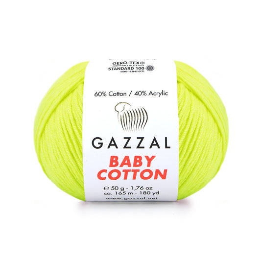 Gazzal Baby Cotton 3462 yarn by YarnPark