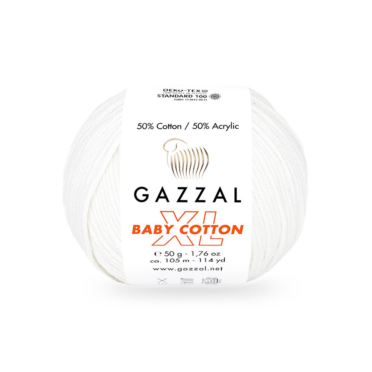 Gazzal Baby Cotton XL 3410XL yarn by YarnPark