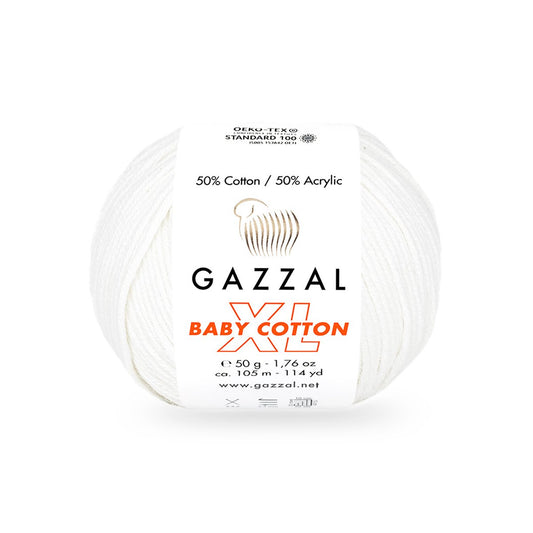 Gazzal Baby Cotton XL 3410XL yarn by YarnPark