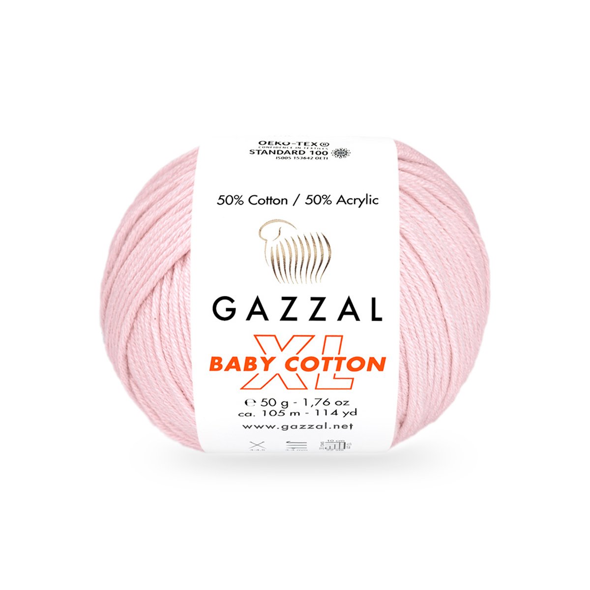 Gazzal Baby Cotton XL 3411XL yarn by YarnPark