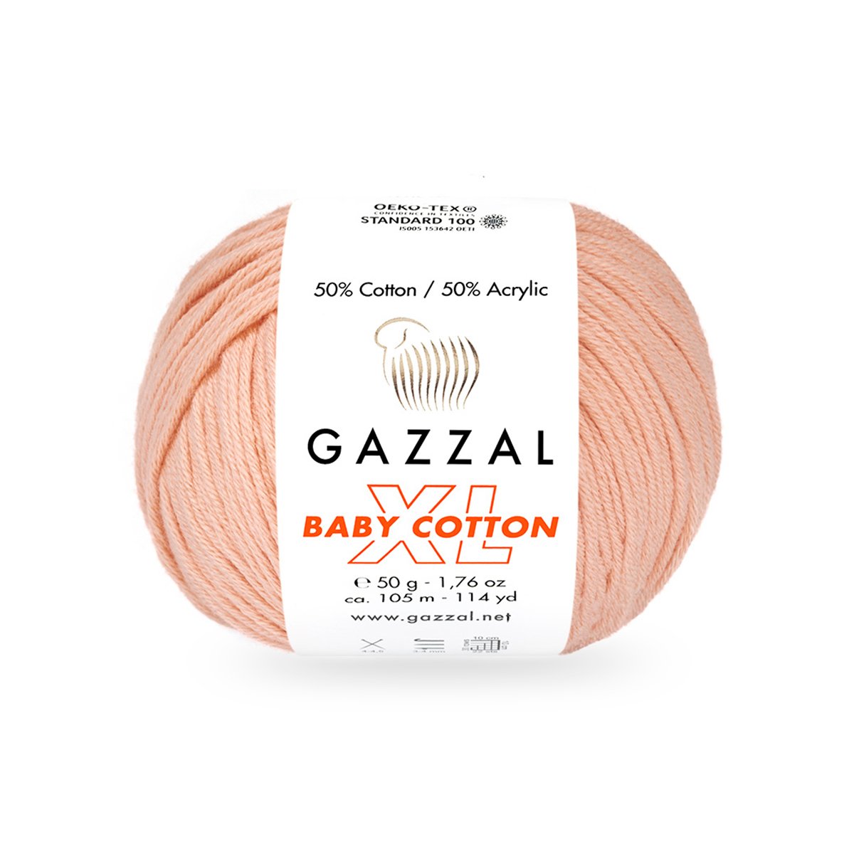 Gazzal Baby Cotton XL 3412XL yarn by YarnPark