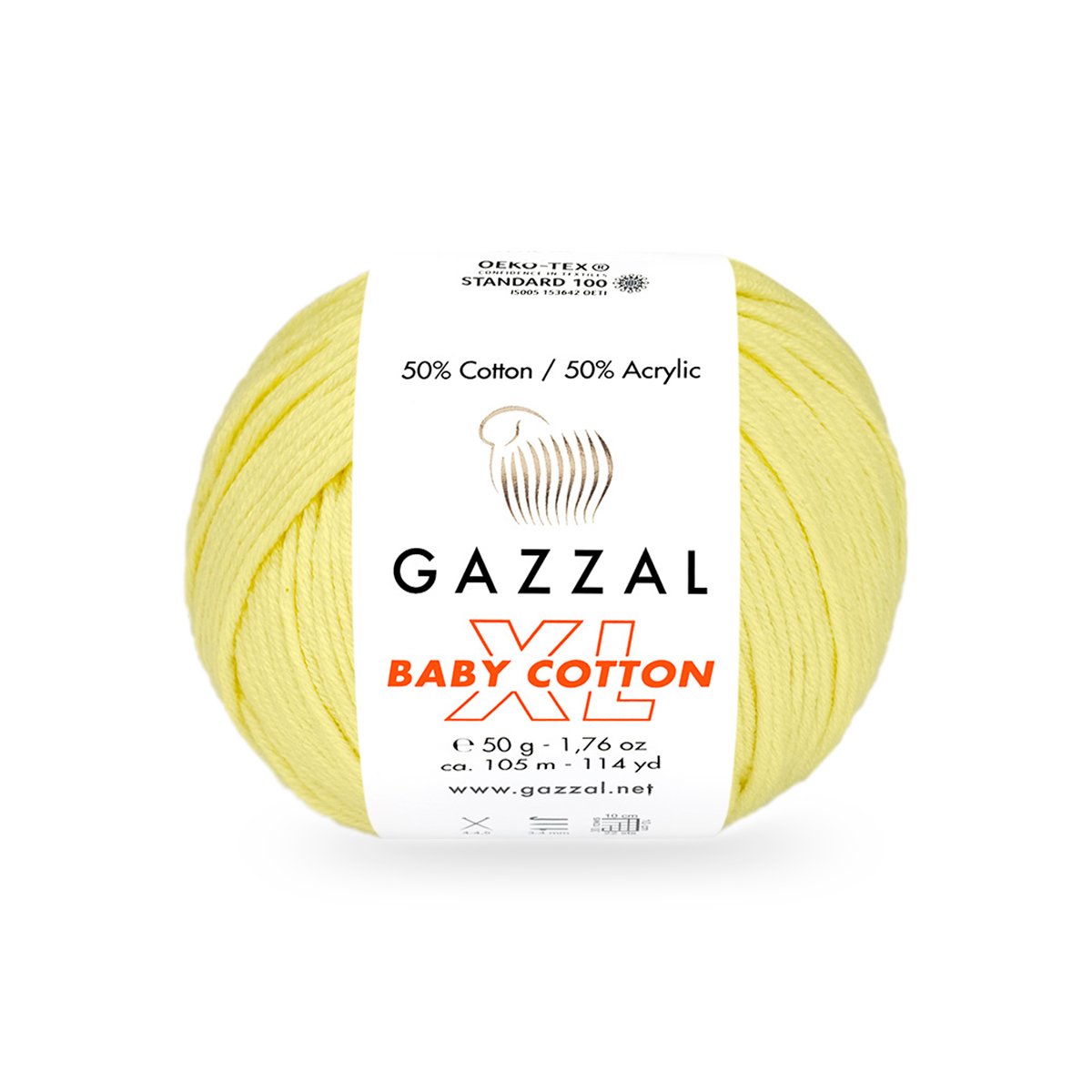 Gazzal Baby Cotton XL 3413XL yarn by YarnPark