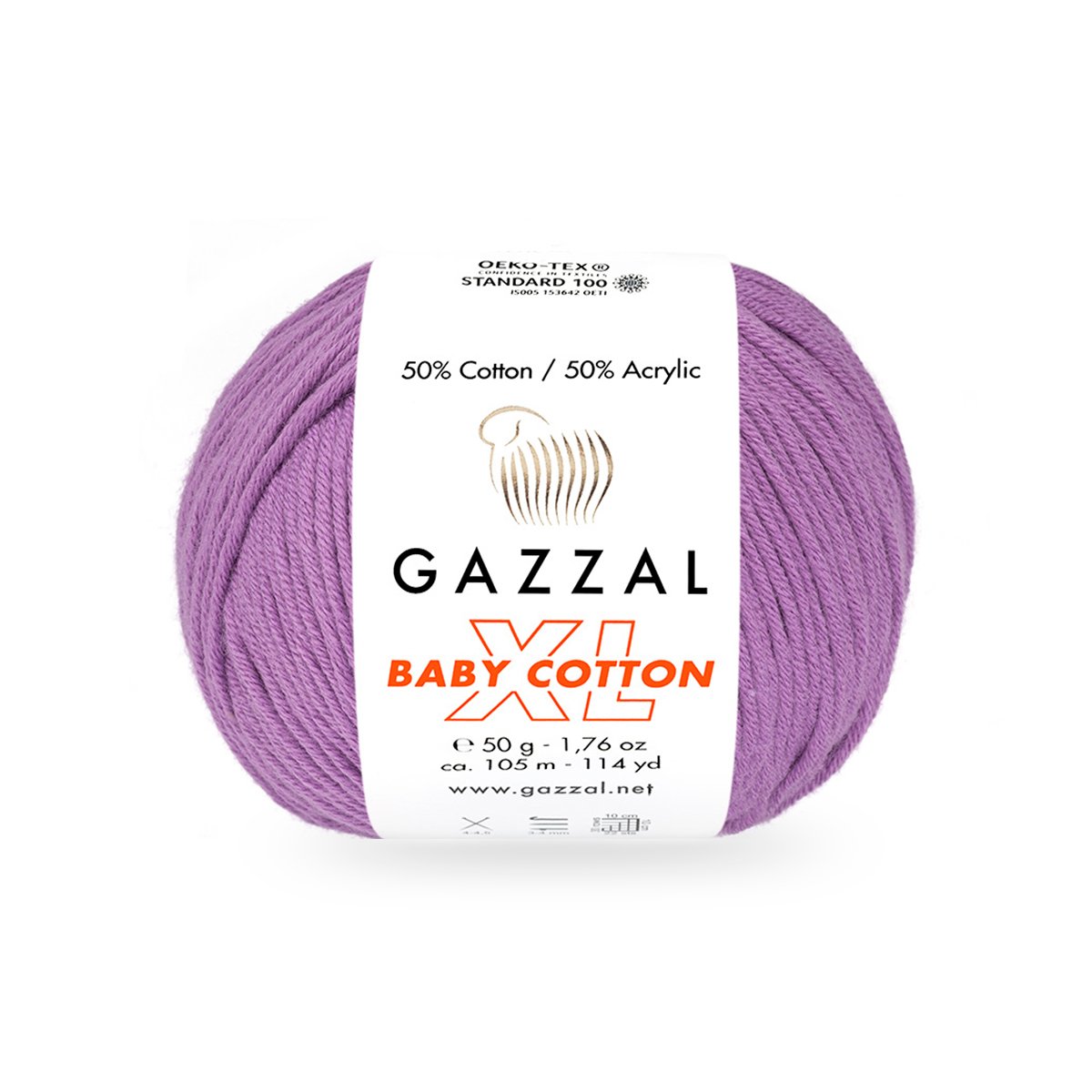 Gazzal Baby Cotton XL 3414XL yarn by YarnPark