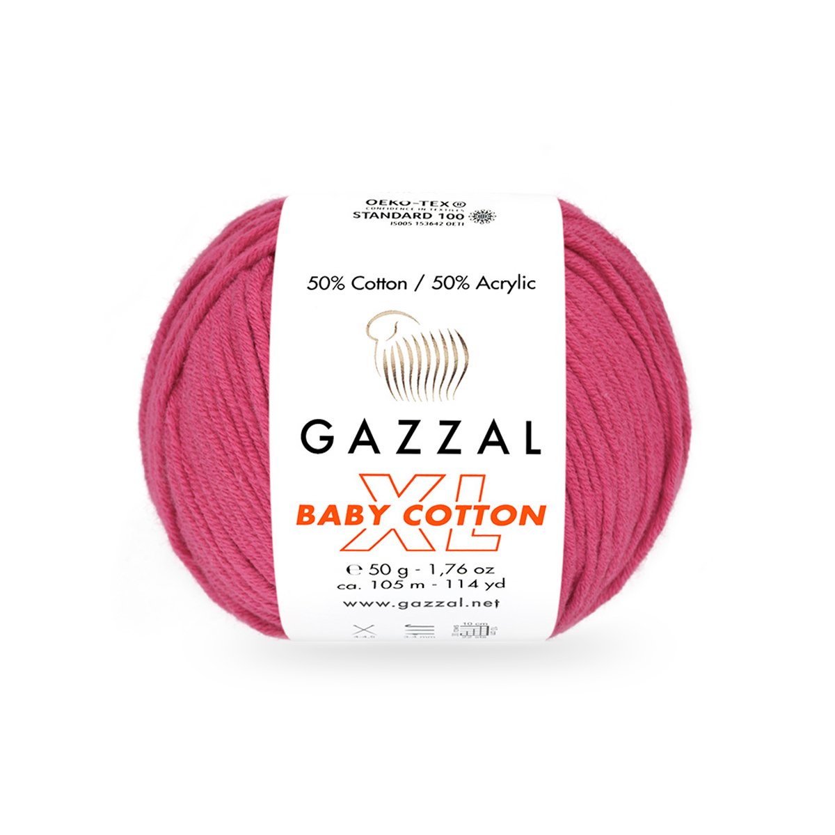 Gazzal Baby Cotton XL 3415XL yarn by YarnPark