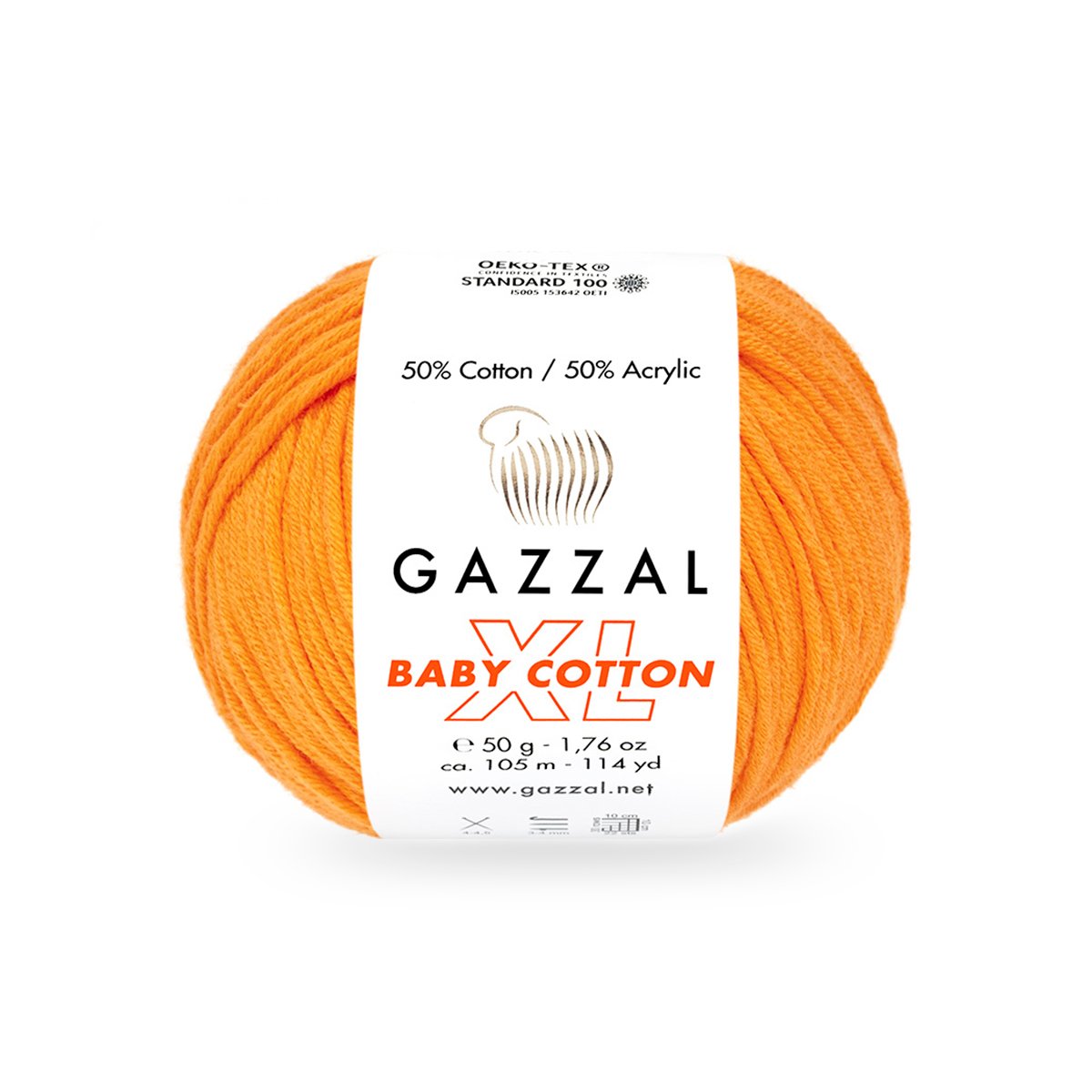 Gazzal Baby Cotton XL 3416XL yarn by YarnPark