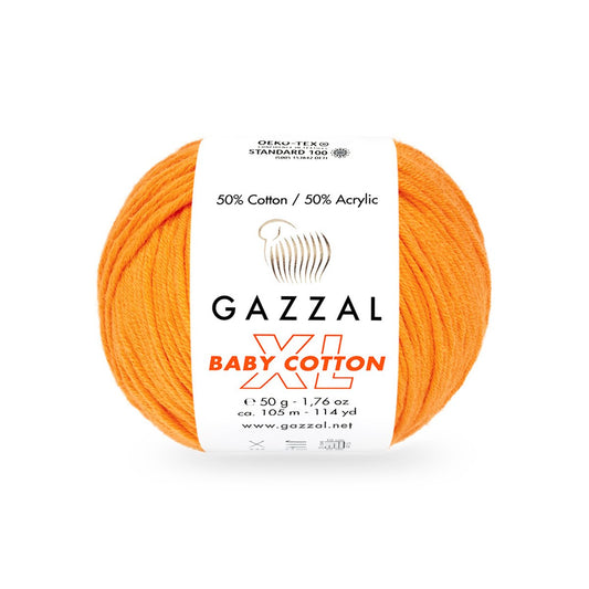 Gazzal Baby Cotton XL 3416XL yarn by YarnPark